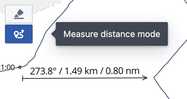 What S New Njord User Guide   Map Tool Distance 